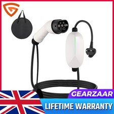 Electric Vehicle Car Charger 13A EV Charging Cable 3 Pin Type 2 5M New UK Home