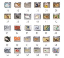 Land animals  9mm Italian Charm - Fits 9mm Italian charm bracelets