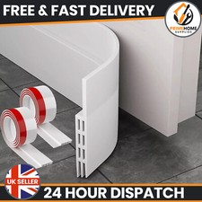 2x Draught Excluder Draft Weather SealStrip Under Door BottomWindow Bugs Stopper