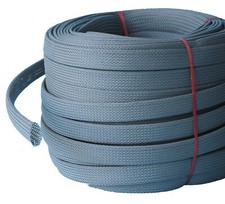 Grey Braided Cable Sleeving