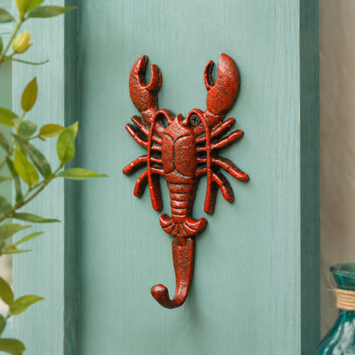 Cast iron red - nautical, lobster
