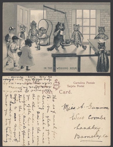 Louis wain artist signed cats - louis,