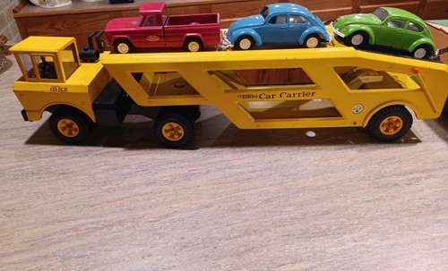 1970 mighty tonka car carrier - mighty,