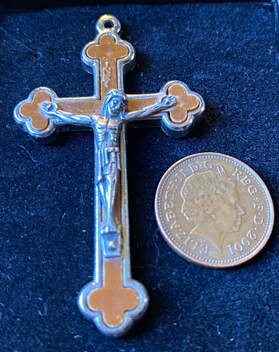 Vintage catholic crucifix - vintage,