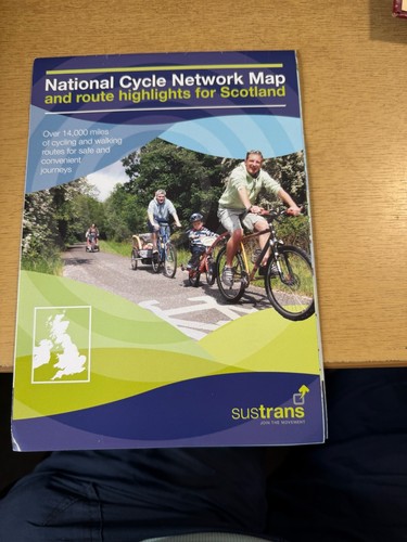 National cycle network map - network,