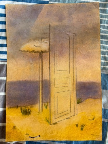 Rene magritte painting - rene, drawing
