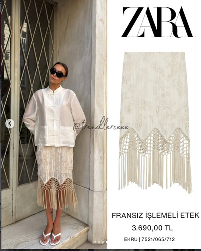 Zara collection embroidered - zara, zw