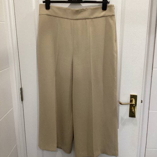 Zara sand coloured wide - , leg
