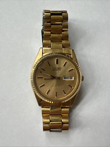 Seiko gold colored - colored, mens