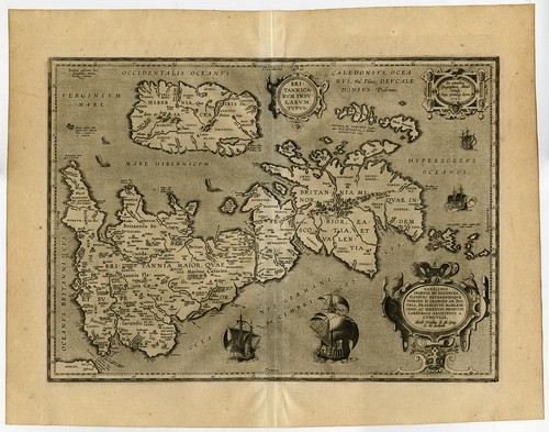 Antique map british - antique, map-british