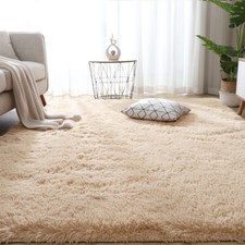 Anti-Slip Fluffy Rugs Large Shaggy Rug Super Soft Mat Living Room Bedroom Carpet