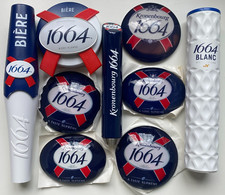 1664 BIERE KRONENBOURG BRANDING Badges Handles Pub Bar Mancave Beer Pump Lager
