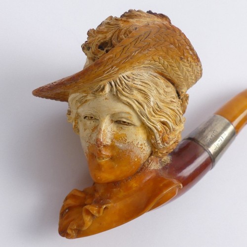 Victorian carved meerschaum - victorian,