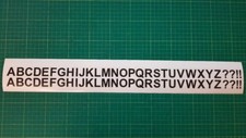 CAPS LETTER Vinyl Decal A to Z
