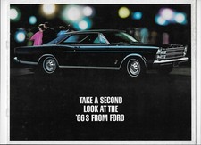 1966 Ford (U.S.) brochure: LTD/Galaxie, Fairlane, Mustang, Falcon & Thunderbird