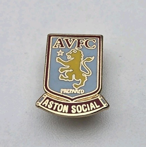 Aston villa vintage pin badge - villa,
