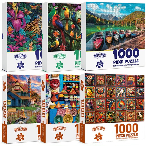 Pack 1000 pieces jigsaw - 1000,