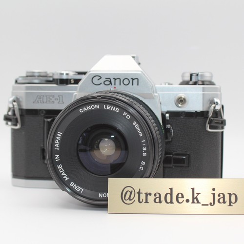 Canon silver 35mm slr - ae-1,