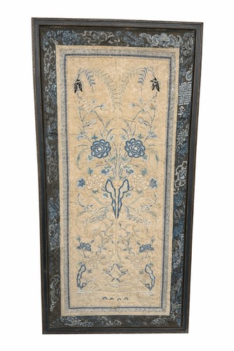 Fine antique chinese silk - fine,