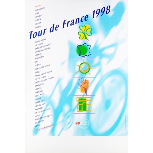 1998 tour france official - 1998, france,
