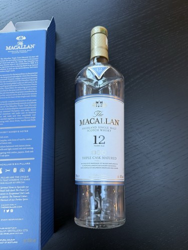 Macallan bottle and box - bottle,