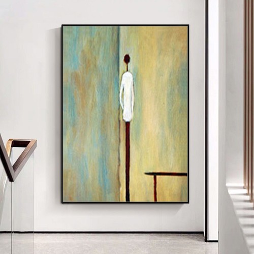 Large handpainted figure - figure, oil