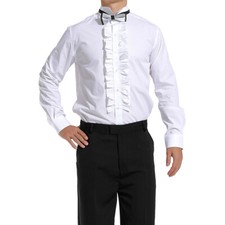 Mens gents cotton ruffle - cotton,