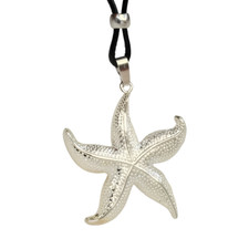 Starfish Necklace Silver