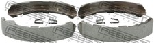 0402-KB4TR FEBEST Brake Shoe Set, parking brake for ,MITSUBISHI,SUBARU