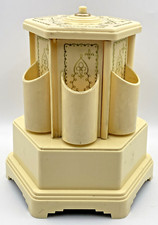 Chinese Pagoda Lipstick Carousel w/stenciled Gold - Musical Movement