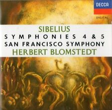 Herbert Blomstedt : Sibelius: Symphonies Nos. 4 & 5 CD FREE Shipping, Save £s