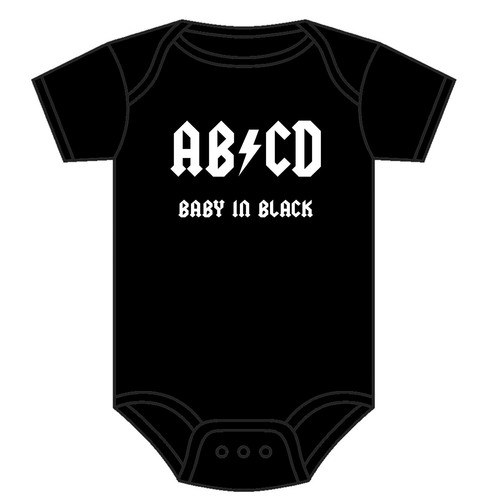 Baby grow toddler vest - ac/dc,
