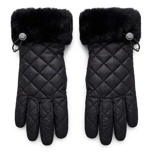 Ugg australia black quilted - black,