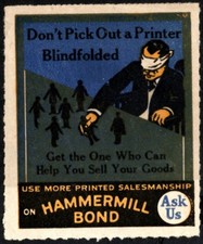 Vintage US Poster Stamp