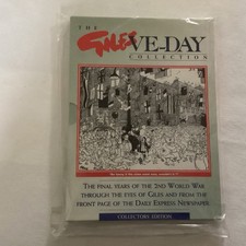 GILES Daily Express & Sunday Express Cartoons VE Day Limited  Edition