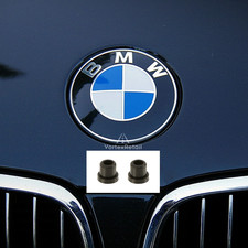 BADGE + GROMMETS E46 E90 E91 E92 E87 E60 1 3 5 X M Series BONNET BOOT 82mm BMW