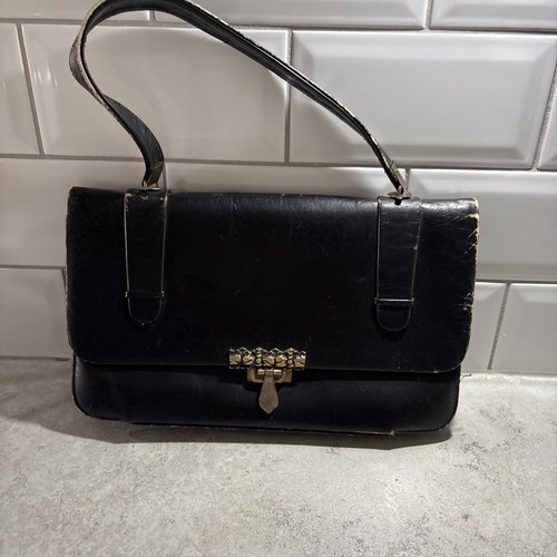 1950s vintage black - vintage, leather