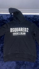 Dsquared Men's black hoodie