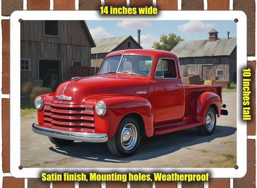 Metal sign 1950 chevrolet - metal,