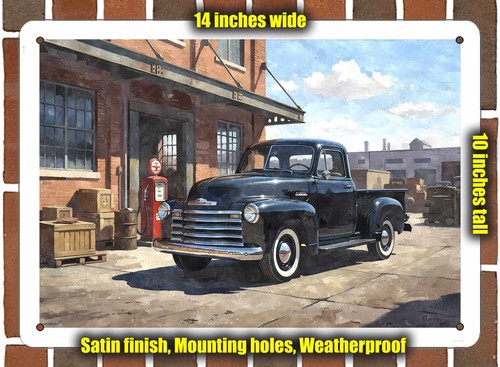 Metal sign 1949 chevrolet - sign,