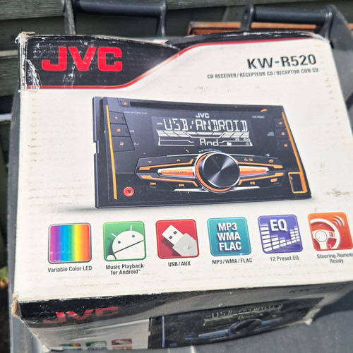 Jvc r520 radio usb aux - radio, cd