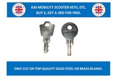 Tga 636 spare mobility key - tga,