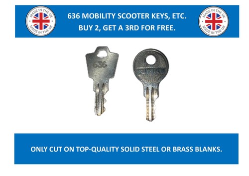 Tga 636 spare mobility key - 636,