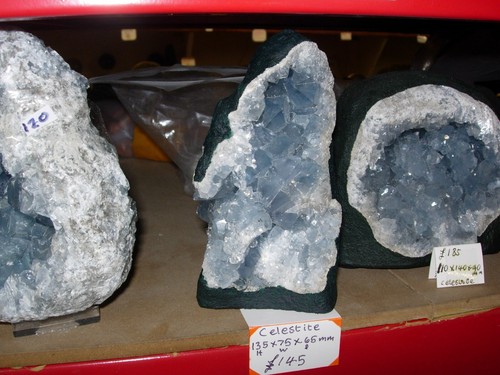 Celestite geode specimen f233 - geode,