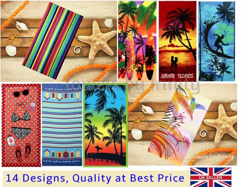 Plush microfiber large beach - plush,