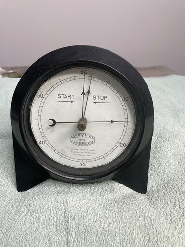 Vintage laboratory stop - stop, clock