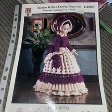 Jacquay Yaxley Knitting Emporium pattern 0071 For 15" doll : Victorian Costume 