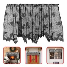 3 Lace Curtains Gothic Bat