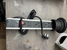 Vertical Powerdock POP UP Plug Sockets Power Dock with USB Connectors of Hafele