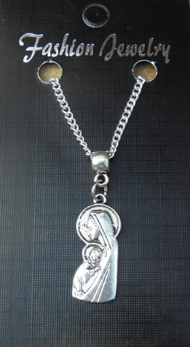 Mary jesus pendant necklace - mary,